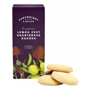 Lemon Zest Shortbread Rounds