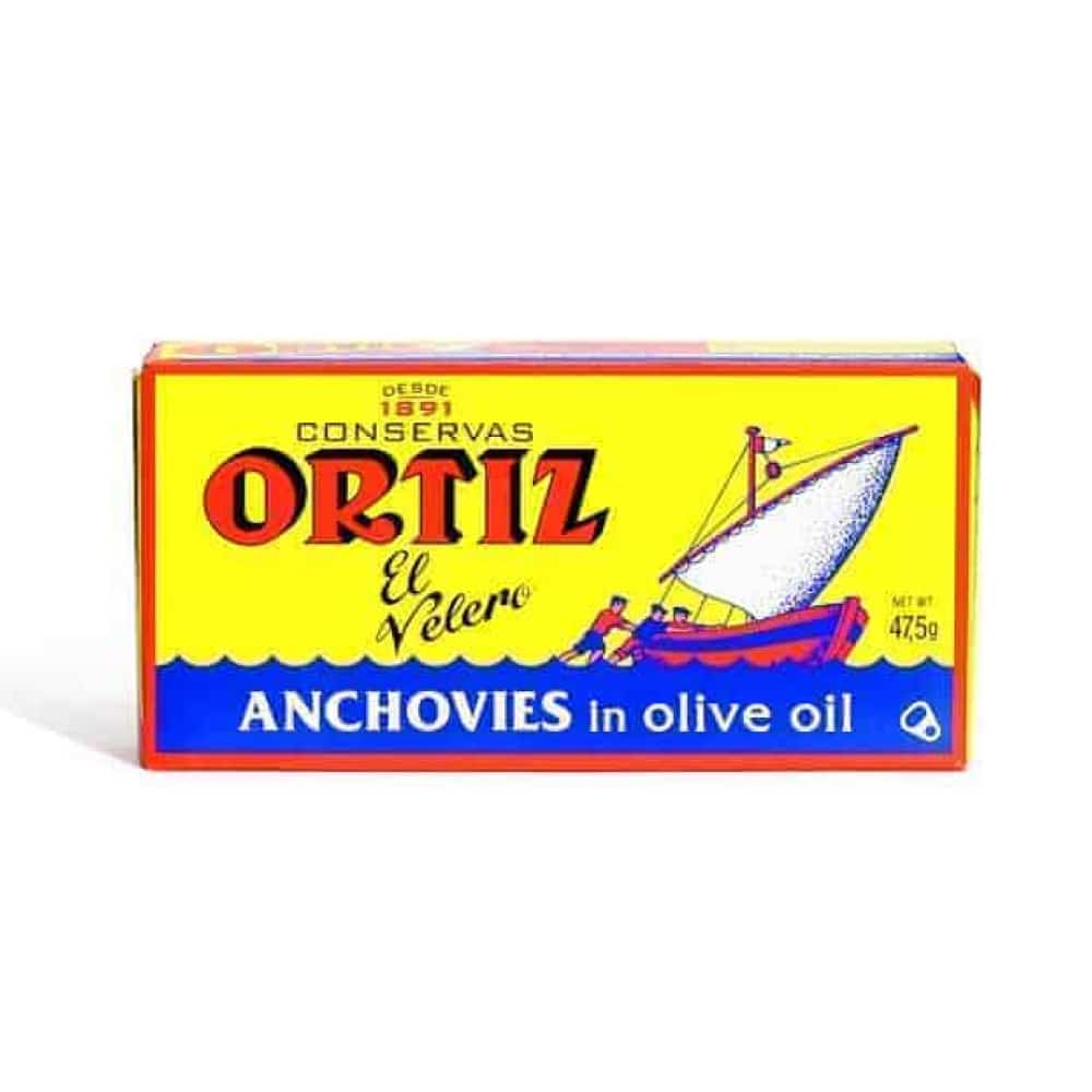 Small Cured Cantabrian Anchovy Fillets in Olive Oil